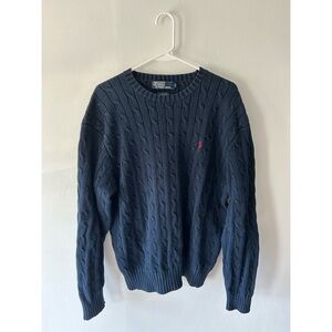 Polo Cable Knit Sweater size xl